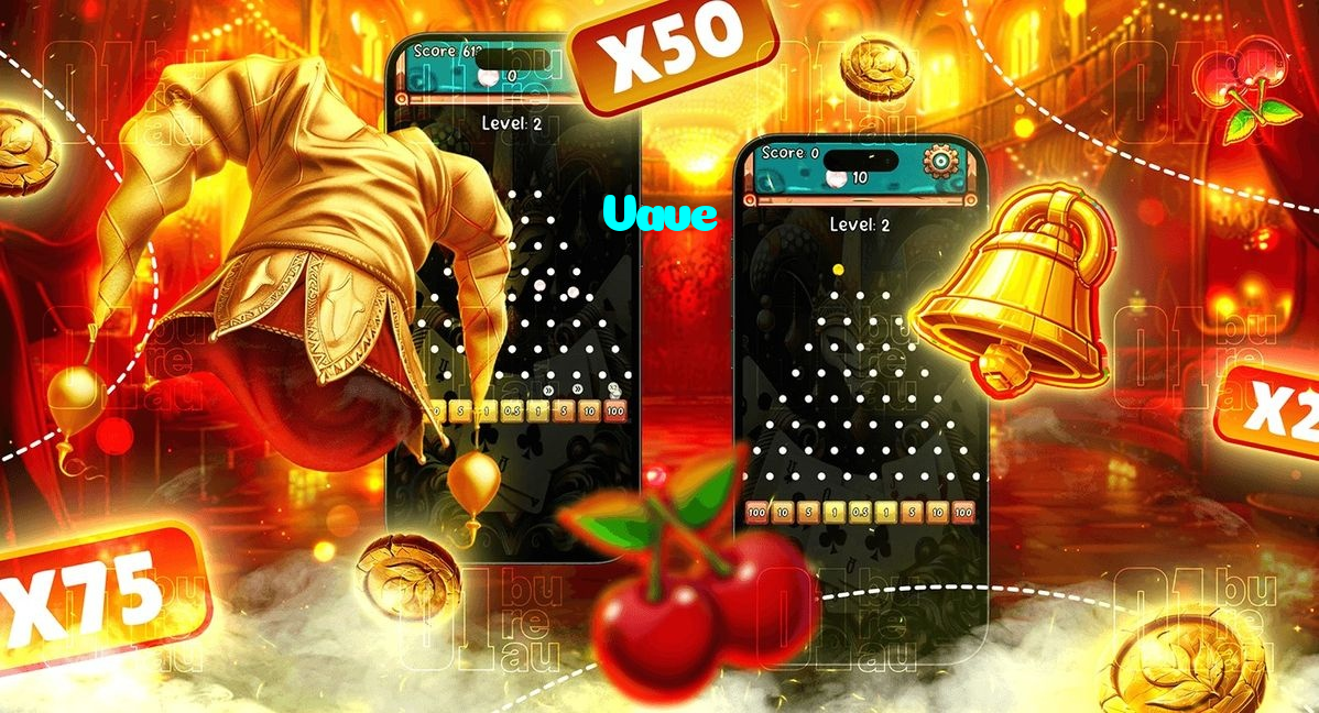 Vave casino presented on mobile device in Pakistan with slots and live games